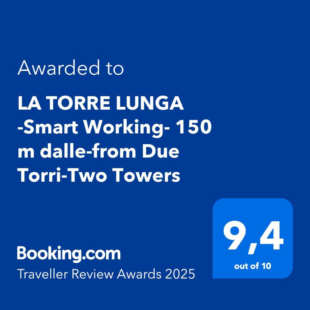 La Torre Lunga -Smart Working- 150 M Dalle-From Due Torri-Two Towers Bologna Ngoại thất bức ảnh